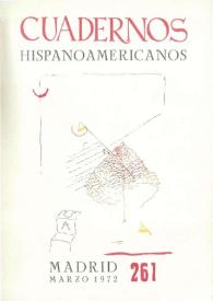 Cuadernos Hispanoamericanos. Núm. 261, marzo 1972