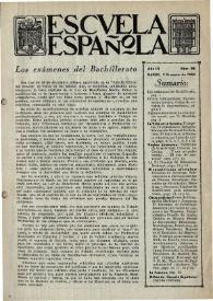 Escuela española. Año III, núm. 86, 7 de enero de 1943