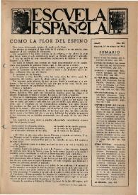 Escuela española. Año III, núm. 106, 27 de mayo de 1943