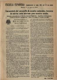Escuela española. Año IX, Suplementos de 1949
