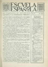 Escuela española. Año XV, núm. 738, 31 de marzo de 1955