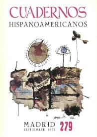 Cuadernos Hispanoamericanos. Núm. 279, septiembre 1973