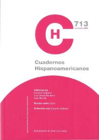 Cuadernos Hispanoamericanos. Núm. 713, noviembre 2009