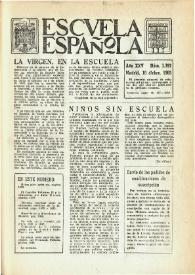 Escuela española. Año XXV, núm, 1397, 10 de diciembre de 1965