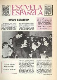 Escuela española. Año XXIX, núm. 1704-05, 14 de febrero de 1969