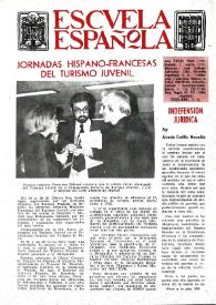 Escuela española. Año XXXIII, núm. 2089, 8 de marzo de 1973