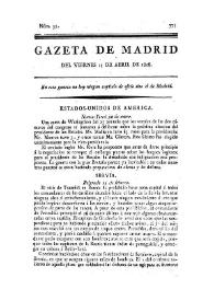 Gazeta de Madrid. 1808. Núm. 35, 15 de abril de 1808
