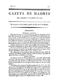 Gazeta de Madrid. 1808. Núm. 60, 18 de junio de 1808