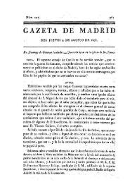 Gazeta de Madrid. 1808. Núm. 107, 4 de agosto de 1808