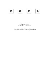 Doxa. Cuadernos de Filosofía del Derecho. Núm. 32, 2009