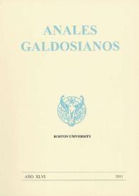 Anales galdosianos. Año XLVI, 2011