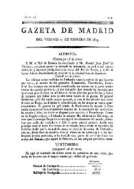 Gazeta de Madrid. 1809. Núm. 48, 17 de febrero de 1809