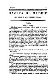 Gazeta de Madrid. 1809. Núm. 55, 24 de febrero de 1809
