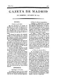 Gazeta de Madrid. 1809. Núm. 64, 5 de marzo de 1809