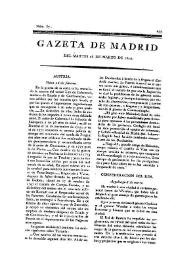 Gazeta de Madrid. 1809. Núm. 87, 28 de marzo de 1809