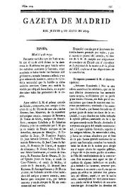 Gazeta de Madrid. 1809. Núm. 124, 4 de mayo de 1809