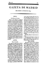 Gazeta de Madrid. 1809. Núm. 126, 6 de mayo de 1809