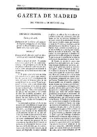 Gazeta de Madrid. 1809. Núm. 132, 12 de mayo de 1809