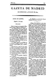 Gazeta de Madrid. 1809. Núm. 144, 24 de mayo de 1809