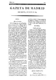 Gazeta de Madrid. 1809. Núm. 150, 30 de mayo de 1809