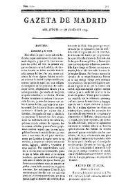 Gazeta de Madrid. 1809. Núm. 152, 1º de junio de 1809