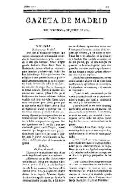 Gazeta de Madrid. 1809. Núm. 155, 4 de junio de 1809