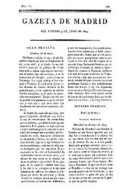 Gazeta de Madrid. 1809. Núm. 160, 9 de junio de 1809