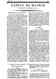 Gazeta de Madrid. 1810. Núm. 39, 8 de febrero de 1810