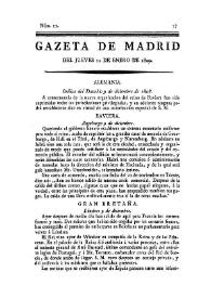 Gazeta de Madrid. 1809. Núm. 12, 12 de enero de 1809