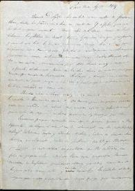 Carta a Manuel Delgado. París, 20 de agosto de 1835