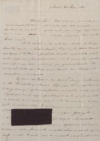 Carta a sus padres. Madrid, 8 de enero de 1836