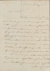 Carta de Letamendi. Madrid, 8 de mayo de 1835