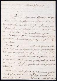 Carta de Mariano Antonio José de Larra a su nuera Josefina Wetoret