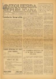 Izquierda Republicana : Publicación Mensual. Órgano De Izquierda Republicana En El Exilio. Núm. 34-35, 15 de enero de 1948