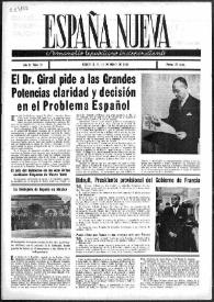España Nueva : Semanario Republicano Independiente. Núm. 31, 22 de junio de 1946