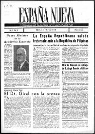 España Nueva : Semanario Republicano Independiente. Núm. 33, 6 de julio de 1946