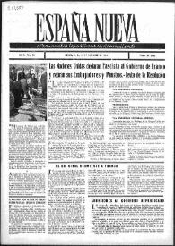 España Nueva : Semanario Republicano Independiente. Núm. 56, 14 de diciembre de 1946