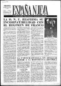 España Nueva : Semanario Republicano Independiente. Núm. 99, 15 de noviembre de 1947
