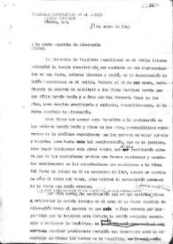 Carta de Izquierda Republicana en el exilio a la Junta Española de Liberación [Borrador]. México, D. F., 31 de enero de 1945