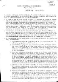 Junta Española de Liberación. Delegación de Costa Rica. San José, C. R., 11 de marzo de 1945