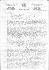 Carta de Eugenio Xammar a Carlos Esplá. Ginebra, 18 de agosto de 1955