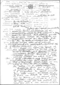 Carta de Eugenio Xammar a Carlos Esplá. Ginebra, 31 de enero de 1956