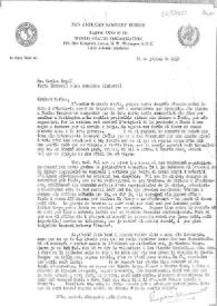Carta de Eugenio Xammar a Carlos Esplá. Washington, 24 de julio de 1958