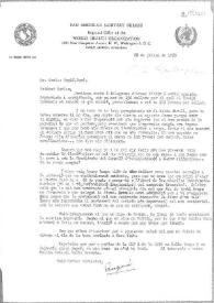 Carta de Eugenio Xammar a Carlos Esplá, Washington, 25 de julio de 1958