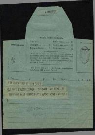 Telegrama dirigido a G. Astruc.  , 30-09-1905