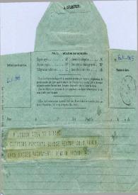 Telegrama dirigido a G. Astruc.  , 06-11-1905