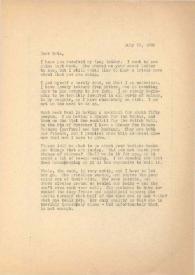 Carta dirigida a Katherine Cardwell, 19-07-1962