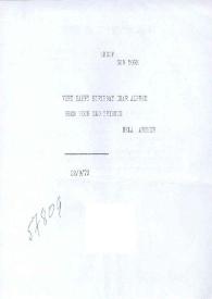 Telegrama dirigido a Alfred A. Knopf, 12-09-1972