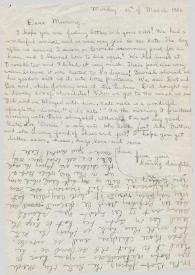 Carta dirigida a Aniela Rubinstein. California (Estados Unidos), 26-03-1956