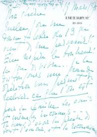 Carta dirigida a Aniela Rubinstein, 19-03-1975 